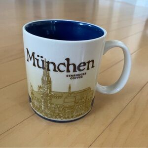 Starbucks 2012 München Collectors Mug - Blue and Tan